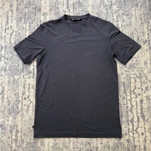 Travis Mathew Gray Short Sleeve V-Neck Tee